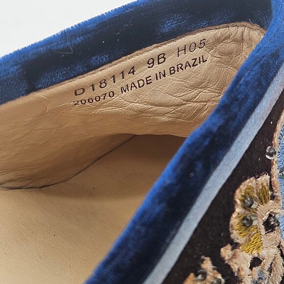 Cole Haan Kyrene Brown Suede Floral Embroidered Y2K Platform Mule Clogs - Size 9 - Picture 8 of 9